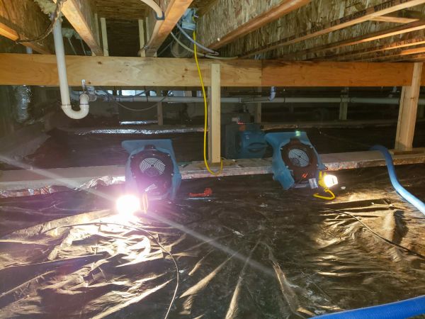 Crawlspace Water Removal in Denton